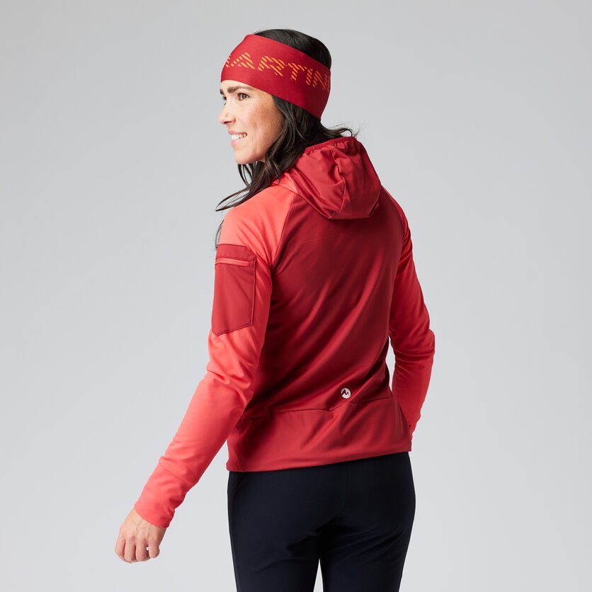 Martini Sportswear - COLIMA - Hybrid jackets in lake-ice - rear view model - Women