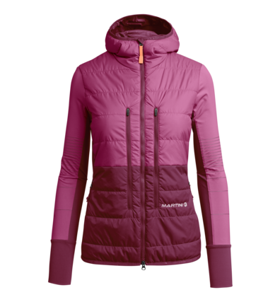 Martini Sportswear - MISTRAL - Giacche ibride in Rosa-Viola-Viola Rossastro - vista frontale - Donna