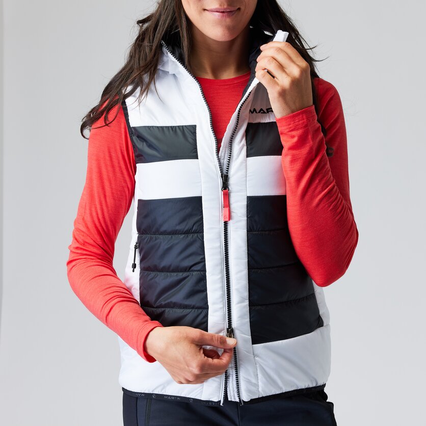 Martini Sportswear - GROW.UP - Outdoor vests in lake-ice - Detail 1 - Women