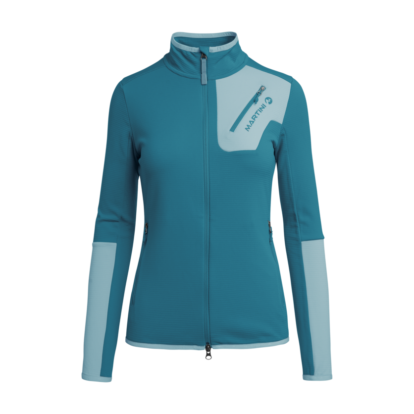 Martini Sportswear - RE.ACT - Fleecejacke in lake-ice - product.alttext.Vorderansicht - Damen