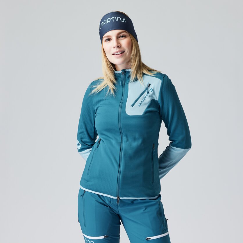 Martini Sportswear - RE.ACT - Fleecejacke in plume-hollyhock - product.alttext.Vorderansicht Model - Damen