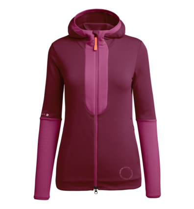 Martini Sportswear - SKY.WARD - Fleeces in Red-Violet-Pink-Violet - front view - Women