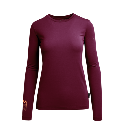 Martini Sportswear - ARIRY - Maglie a maniche lunghe in Prugna - vista frontale - Donna