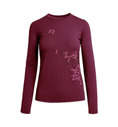 Martini Sportswear - SUN.UP - Longsleeves in Plum - front view - Women