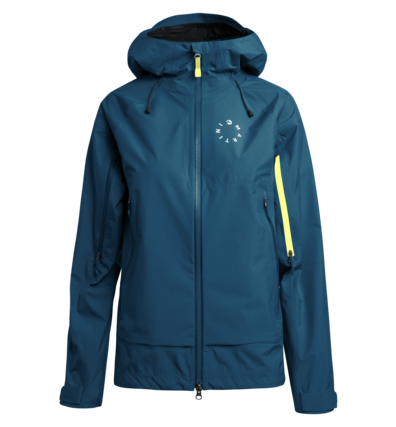 Martini Sportswear - GO 4 IT - Hardshell jackets in Night Blue - front view - Women