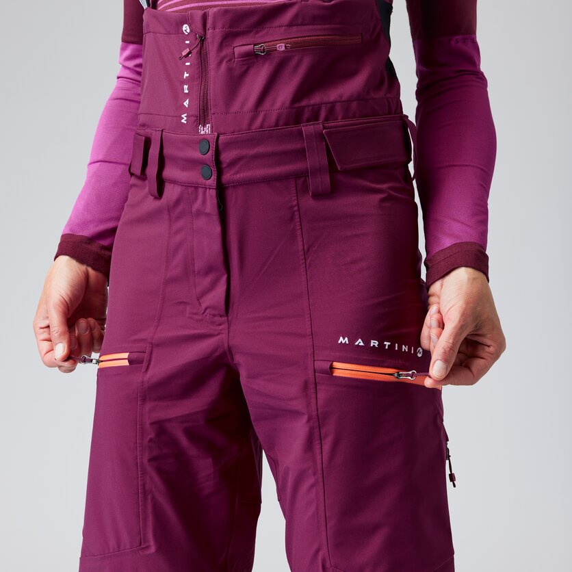 Womens Pants Capris Women Outdoor Windproof Waterproof Warm Violet