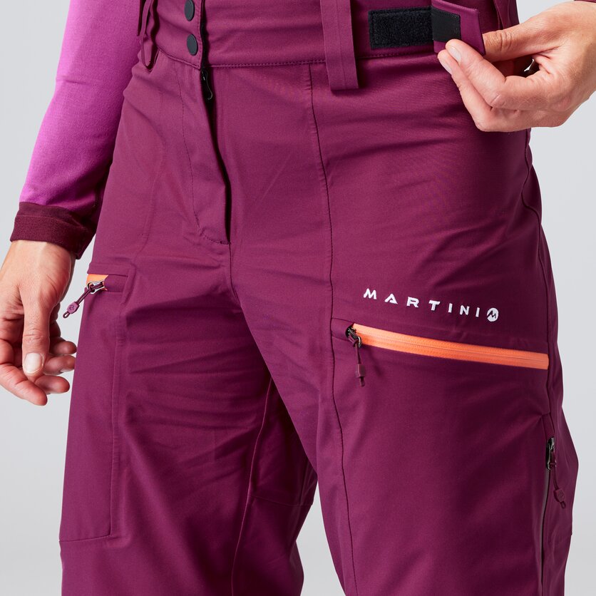 Womens Pants Capris Women Outdoor Windproof Waterproof Warm Violet