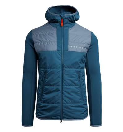 Martini Sportswear - NEON - Hybrid Jackets in Night Blue-Grey - front view - Men