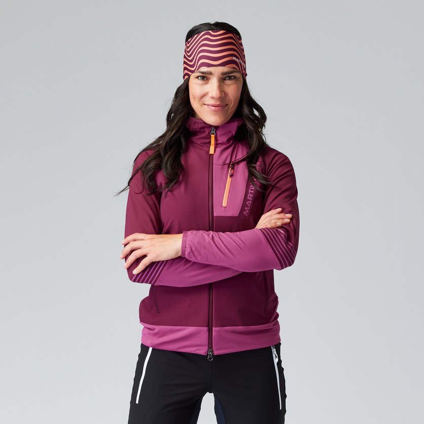 Martini Sportswear - HIGH.SPEED - Hybridjacken in plume-hollyhock - product.alttext.Vorderansicht Model - Damen