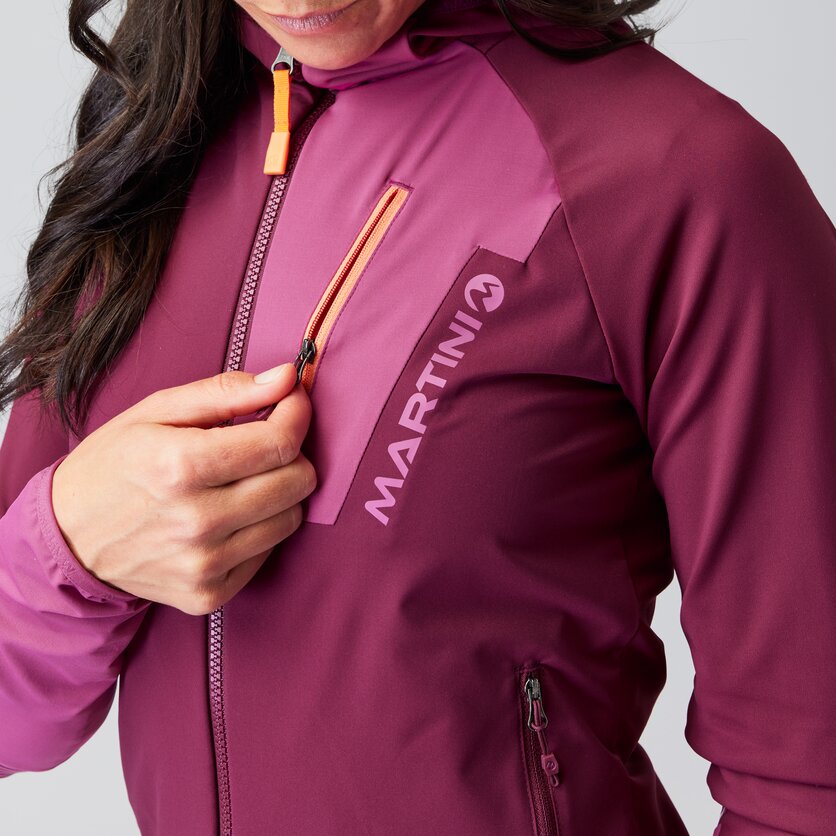 Martini Sportswear - HIGH.SPEED - Hybridjacken in plume-hollyhock - product.alttext.Detail 3 - Damen