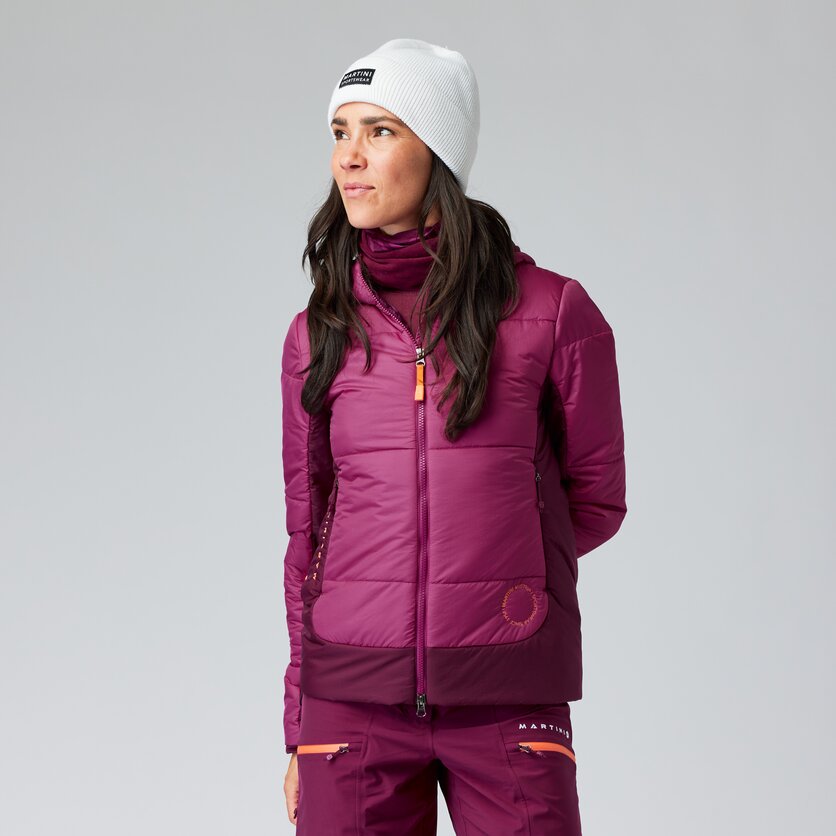 Martini Sportswear - HIGHEST.MTN - Primaloft & Gloft Jackets in hollyhock-plume-poppy - product.alttext.Vorderansicht Model - Women