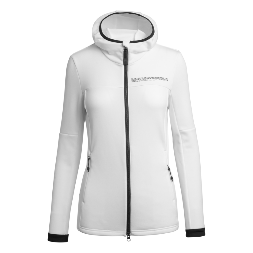 Martini Sportswear - GOAL - Fleecejacke in white-black - product.alttext.Vorderansicht - Damen