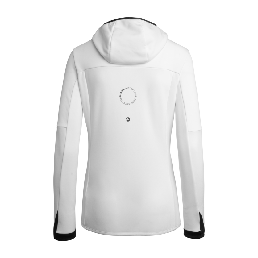 Martini Sportswear - GOAL - Fleecejacke in white-black - product.alttext.Rückansicht - Damen