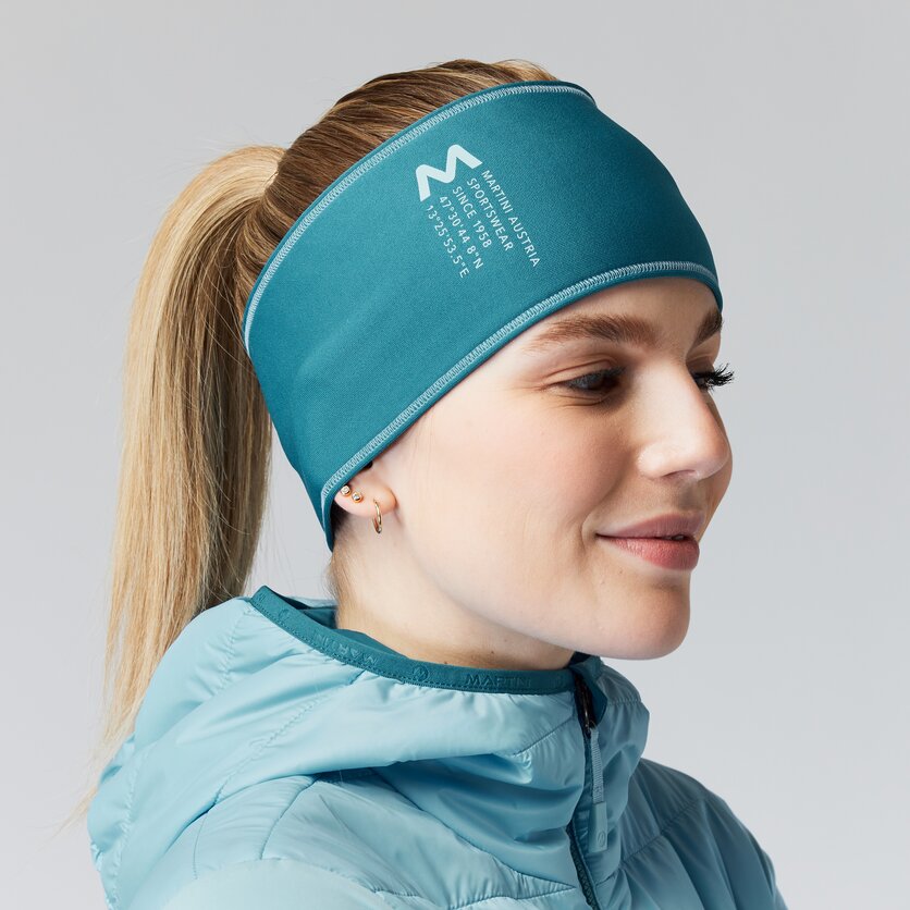 Martini Sportswear - LEAD_headband - Headbands in lake - Detail 1 - Unisex