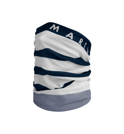 Martini Sportswear - ALL PASSION_W25 - Neckwarmer in Dark Blue-Grey-Blue - front view - Unisex