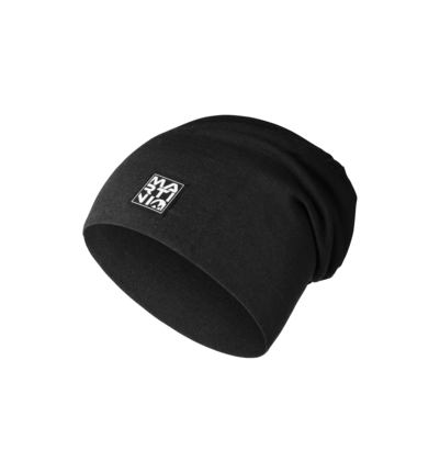 Martini Sportswear - Timeless Knitted Cap Uni - Beanie in black - front view - Unisex