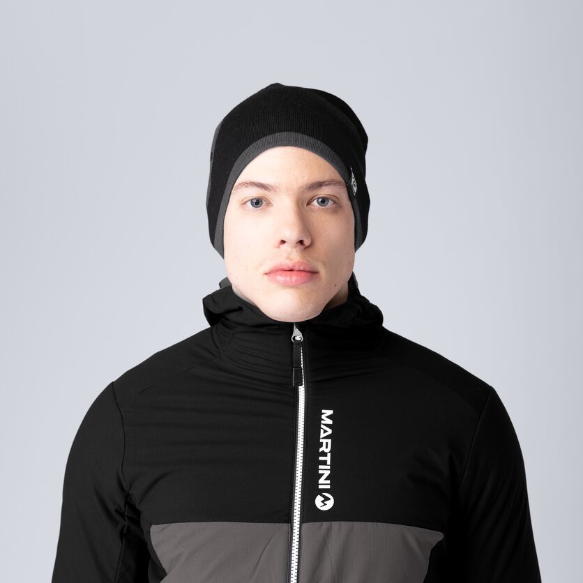 Martini Sportswear - Argon Knitted Cap Uni - Beanie in black-steel - product.alttext.Detail 1 - Unisex