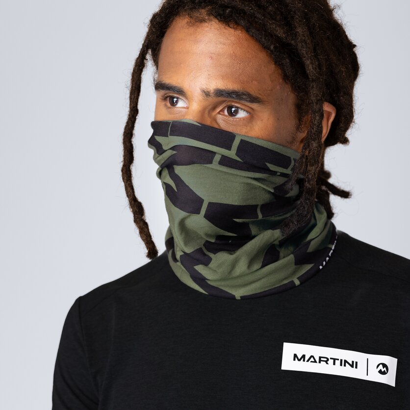 Martini Sportswear - All Passion Tube Uni - Scaldacollo in black/mosstone - product.alttext.Detail 3 - Unisex