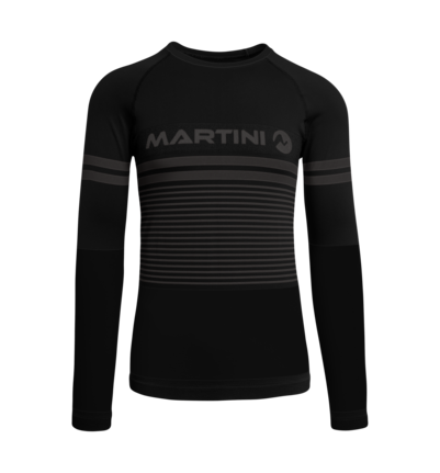 Martini Sportswear - Uwear Shirt M - Funktionswäsche - Oberteil in black - Vorderansicht - Herren