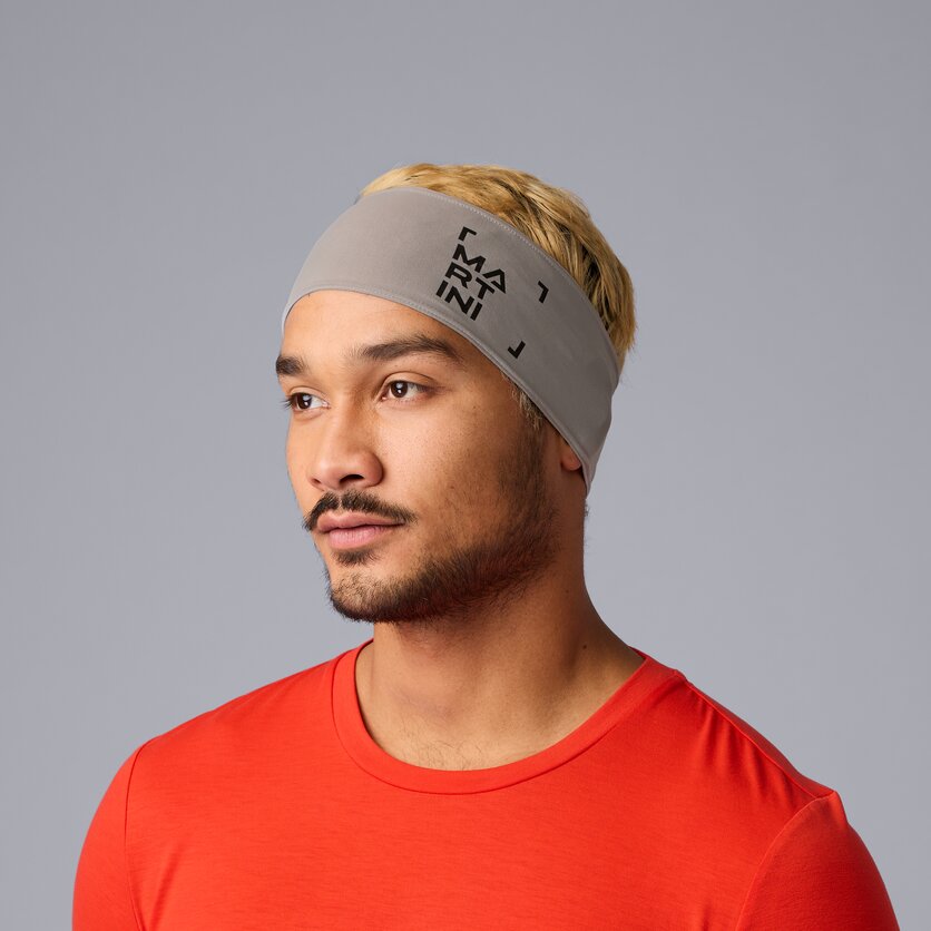 Martini Sportswear - Alpmate Headband M - Stirnbänder in tendril-black - Vorderansicht Model - Herren