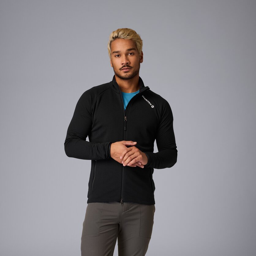 Martini Sportswear - Hillclimb Midlayer Jacket M - Midlayers in black - Vorderansicht Model - Herren