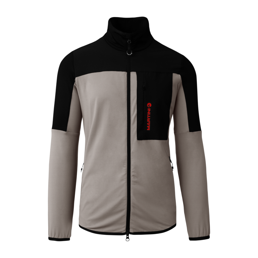 Martini Sportswear - Daybreaker Midlayer Jacket M - Fleecejacke in stone-black - Vorderansicht - Herren