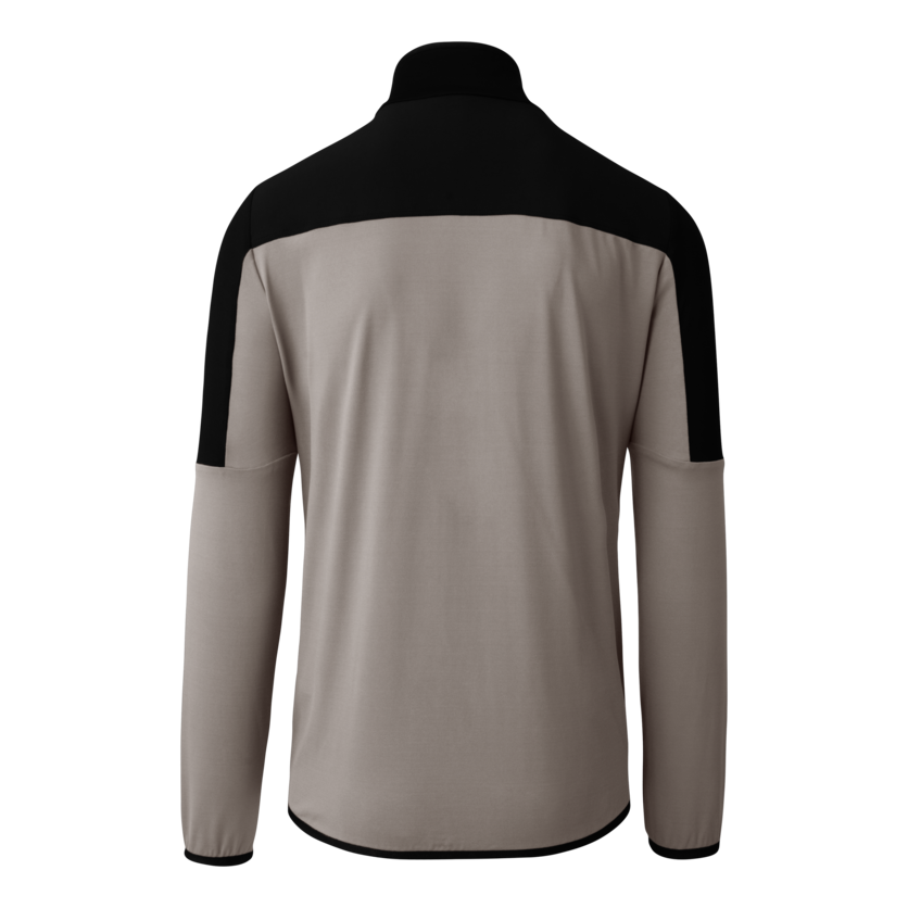 Martini Sportswear - Daybreaker Midlayer Jacket M - Fleecejacke in stone-black - Rückansicht - Herren