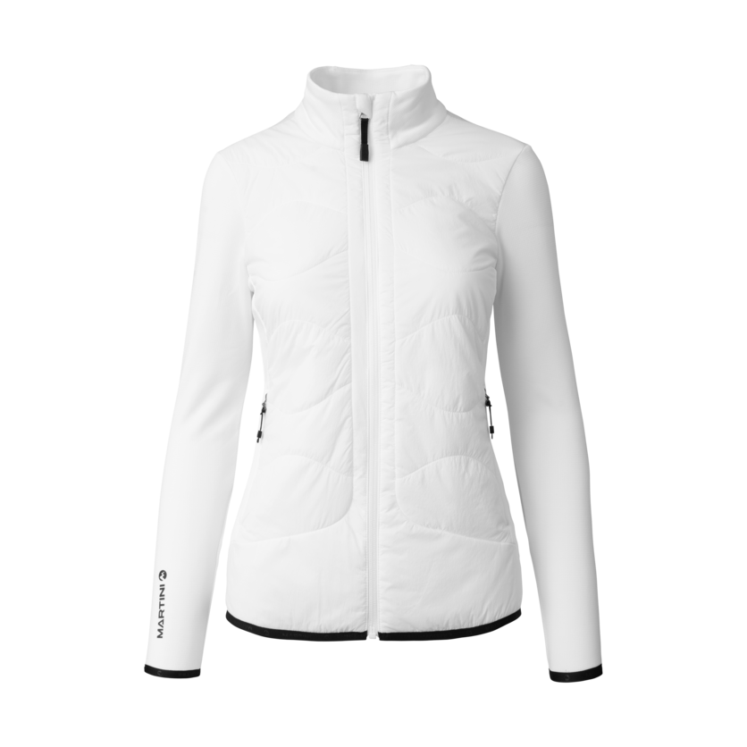 Martini Sportswear - Sunrise Hybrid Jacket Primaloft ® W - Hybrid jackets in white - front view - Women