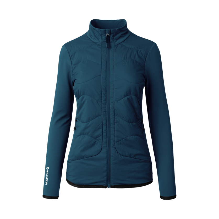 Martini Sportswear - Sunrise Hybrid Jacket Primaloft ® W - Hybrid jackets in poseidon - front view - Women