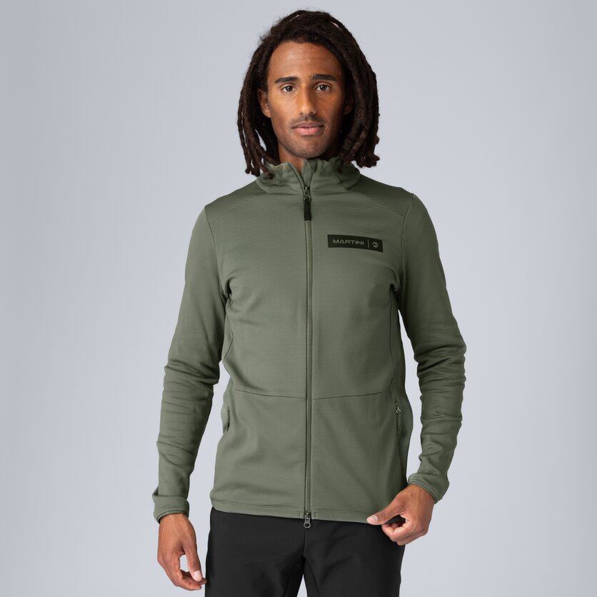 Martini Sportswear - Argon Midlayer Jacket M - Fleecejacke in black - product.alttext.Vorderansicht Model - Herren