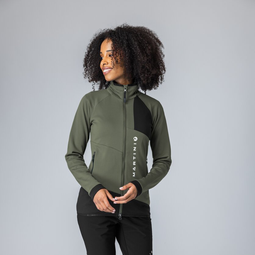 Martini Sportswear - Argon Midlayer Jacket W - Fleecejacke in black - product.alttext.Vorderansicht Model - Damen