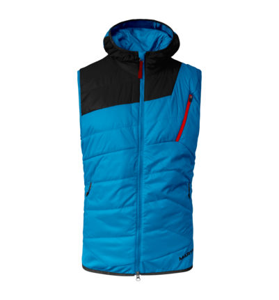 Martini Sportswear - Firstline Hybrid Vest Primaloft® M - Outdoor vests in imperial-black - front view - Men