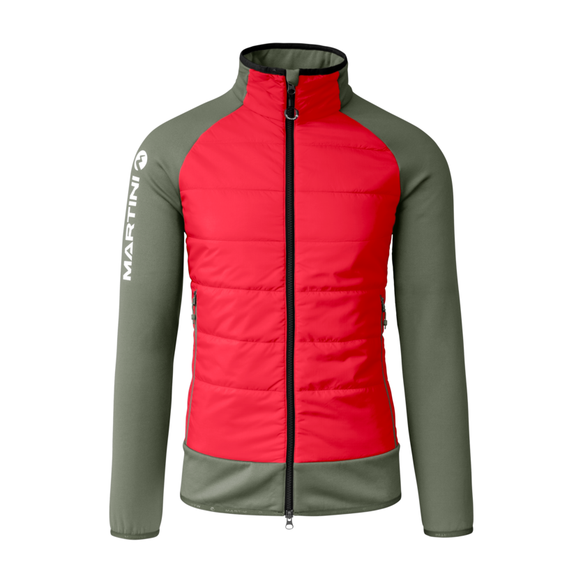 Martini Sportswear - Fullforce Hybrid Jacket Primaloft® M - Giacche ibride in mosstone-mars - vista frontale - Uomo