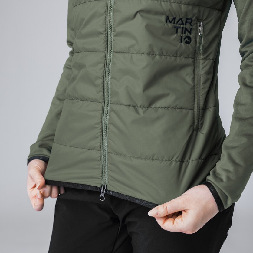 Martini Sportswear - Firstline Hybrid Jacket Primaloft® W - Giacche ibride in black/mosstone - product.alttext.Detail 4 - Donna