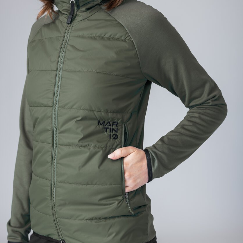 Martini Sportswear - Firstline Hybrid Jacket Primaloft® W - Giacche ibride in black/mosstone - product.alttext.Detail 5 - Donna