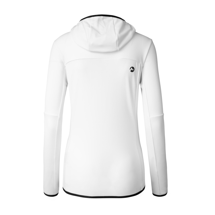 Martini Sportswear - Recharge Midlayer Jacket W - Fleece in white - rear view - Women