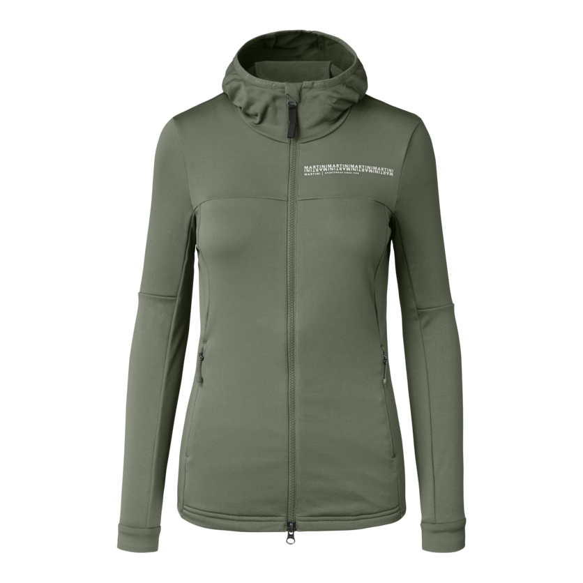 Martini Sportswear - Recharge Midlayer Jacket W - Fleecejacke in mosstone - product.alttext.Vorderansicht - Damen