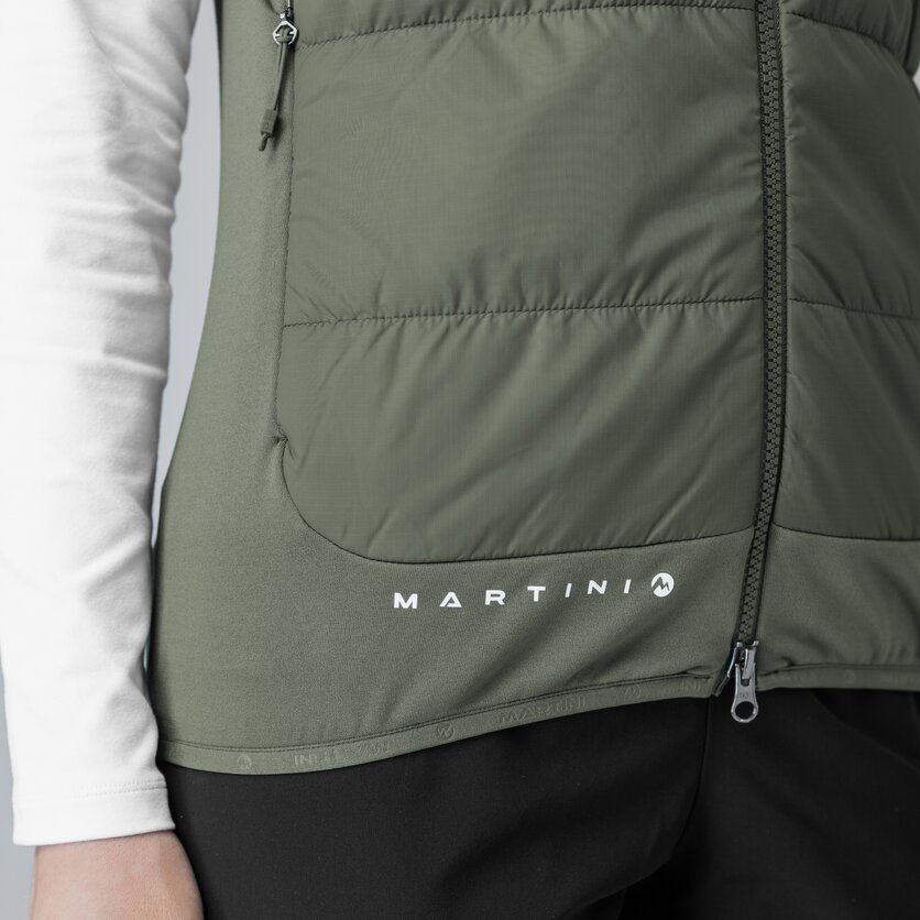 Martini Sportswear - Horizon Hybrid Vest Primaloft® W - Westen in white-black - product.alttext.Detail 3 - Damen