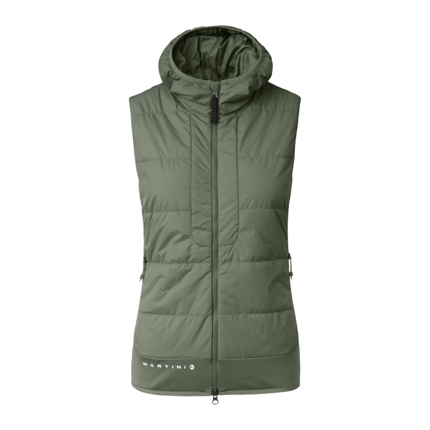 Martini Sportswear - Horizon Hybrid Vest Primaloft® W - Westen in mosstone - product.alttext.Vorderansicht - Damen