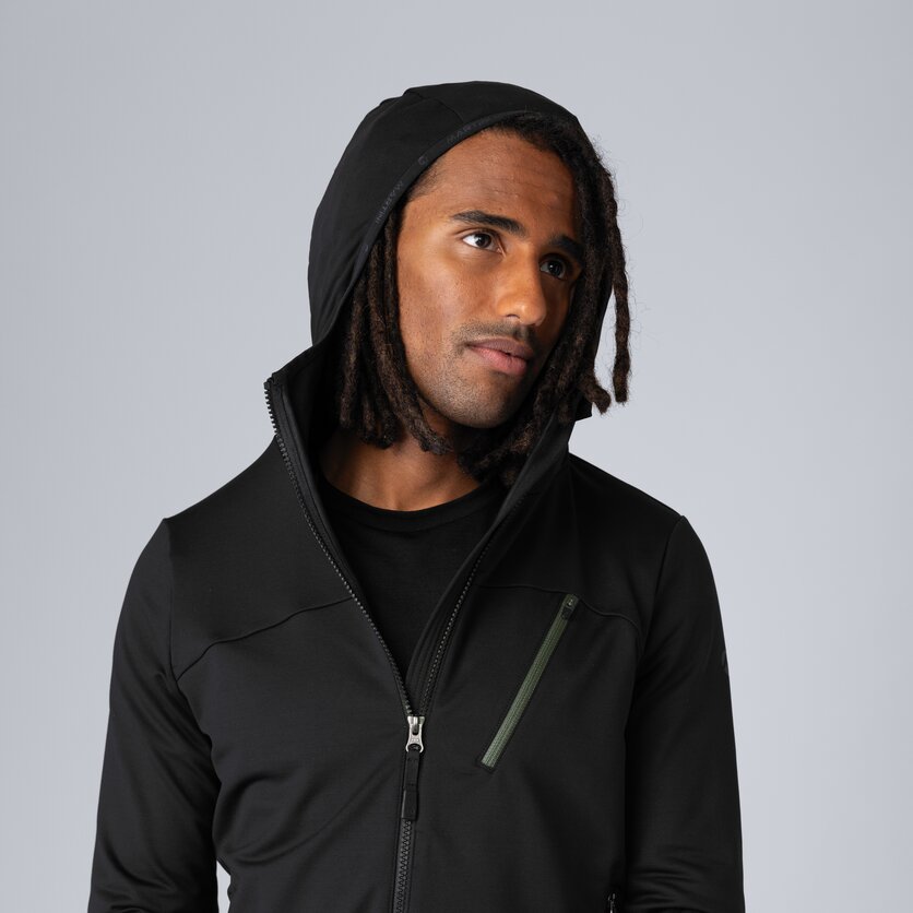 Martini Sportswear - Firstline Midlayer Jacket M - Strati intermedi in black-mosstone - Dettaglio 6 - Uomo