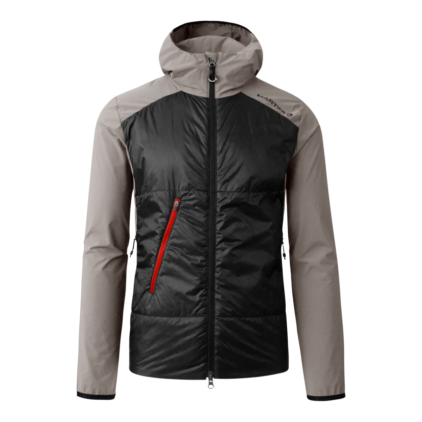 Martini Sportswear - Trektech Hybrid Jacket G-Loft® M - Giacche ibride in stone-black - vista frontale - Uomo