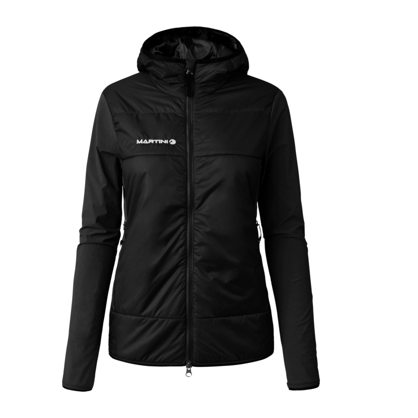 Martini Sportswear - Trektech Hybrid Jacket G-Loft® W - Hybridjacken in black - Vorderansicht - Damen