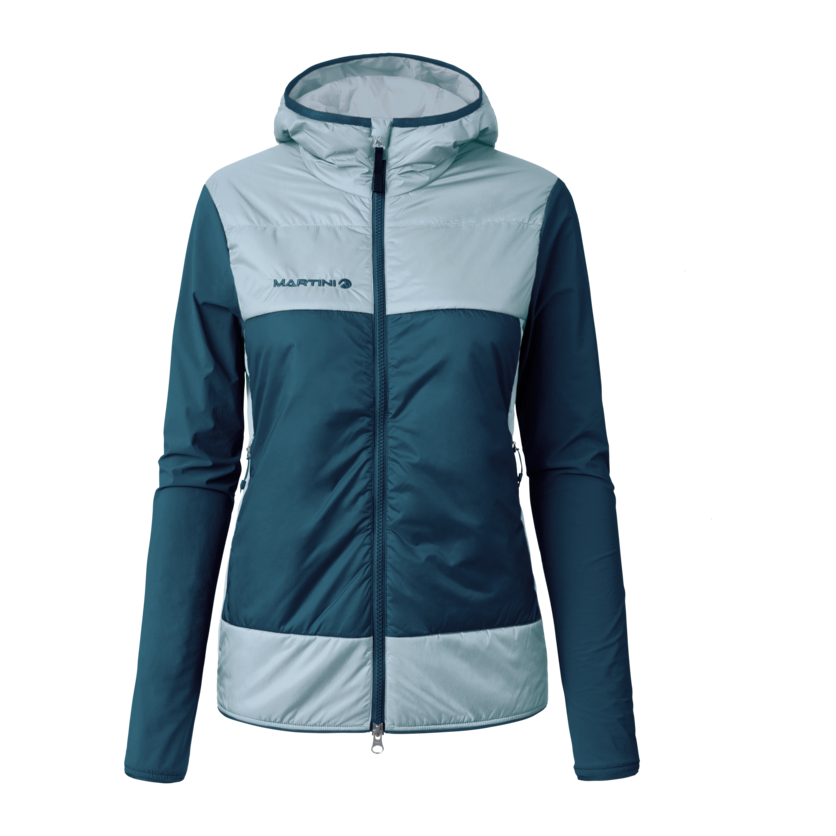 Martini Sportswear - Trektech Hybrid Jacket G-Loft® W - Hybridjacken in poseidon-ice - Vorderansicht - Damen