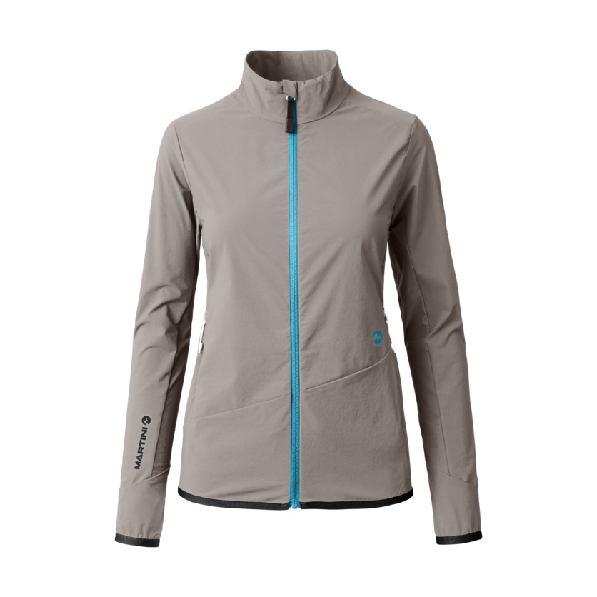 Martini Sportswear - Hillclimb Midlayer Jacket W - Midlayers in stone - front view - Women