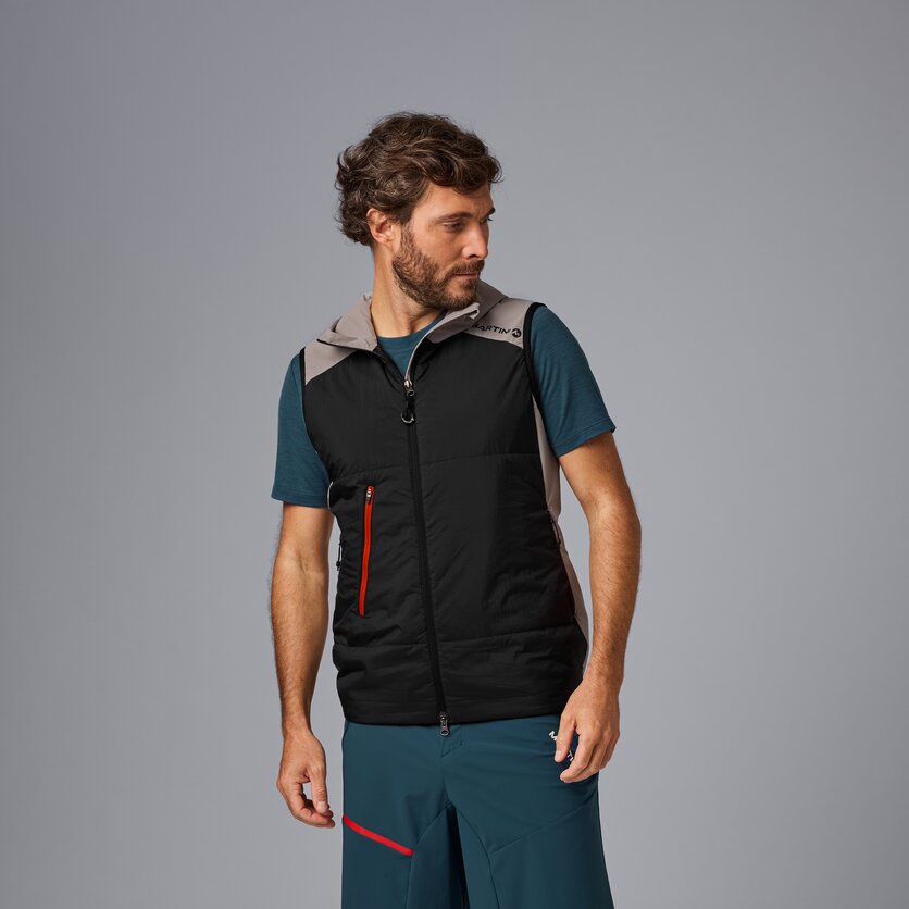 Martini Sportswear - Trektech Hybrid Vest G-Loft® M - Westen in black - Vorderansicht Model - Herren