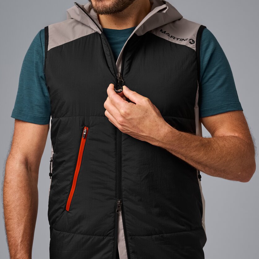 Martini Sportswear - Trektech Hybrid Vest G-Loft® M - Westen in black - Detail 2 - Herren