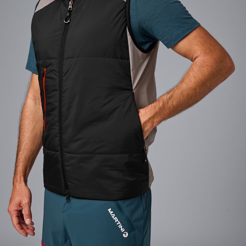 Martini Sportswear - Trektech Hybrid Vest G-Loft® M - Westen in black - Detail 3 - Herren