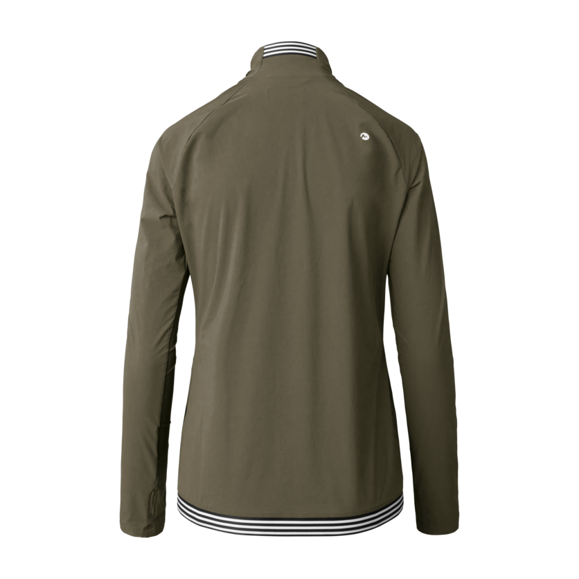 Martini Sportswear - Trektech Midlayer Jacket W - Strati intermedi in moss - vista posteriore - Donna