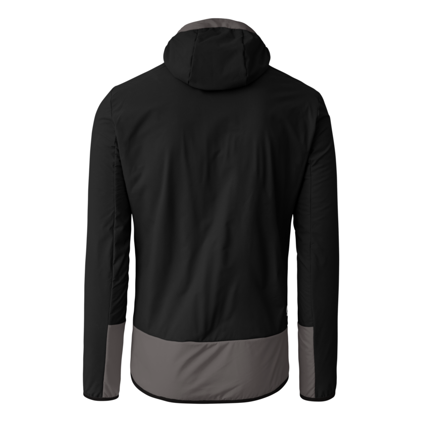 Martini Sportswear - Wildtrack Jacket Primaloft® Active M - Primaloft & Gloft Jackets in black-steel - rear view - Men