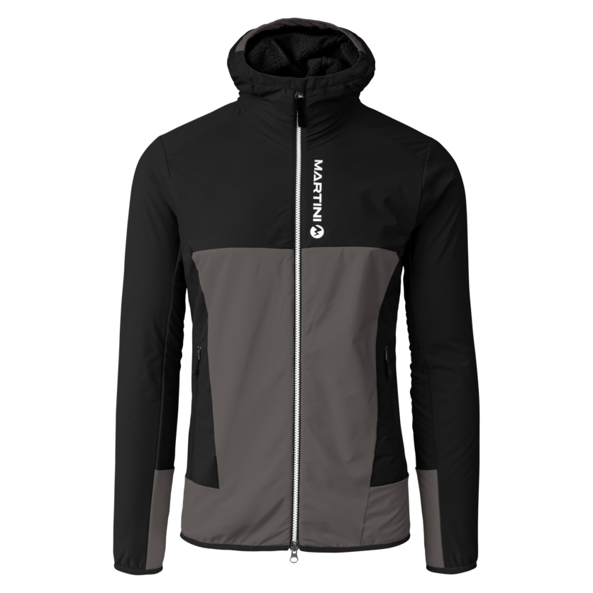 Martini Sportswear - Wildtrack Jacket Primaloft® Active M - Primaloft & Gloft Jackets in black-steel - front view - Men